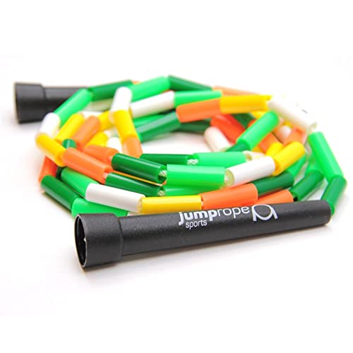 jump rope sports Corde à sauter Bead Kids 2,20 m - Longueur réglable (printemps, 2,20)