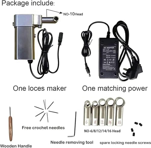 image for SHIYAYA Electric Dreadlock Maker,Dreadlocks Machine with 20 Automatic 