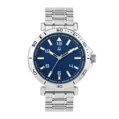 Image of United Colors of Benetton Blue Round Dial Analog Men's Watch - UWUCG2500