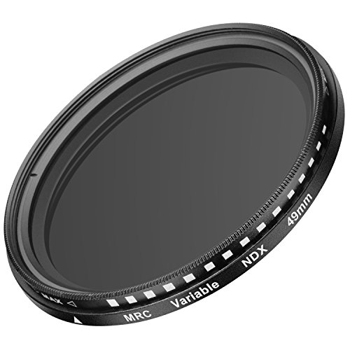 Adjustable Neutral Density ND2-ND400 Filter (49mm)
