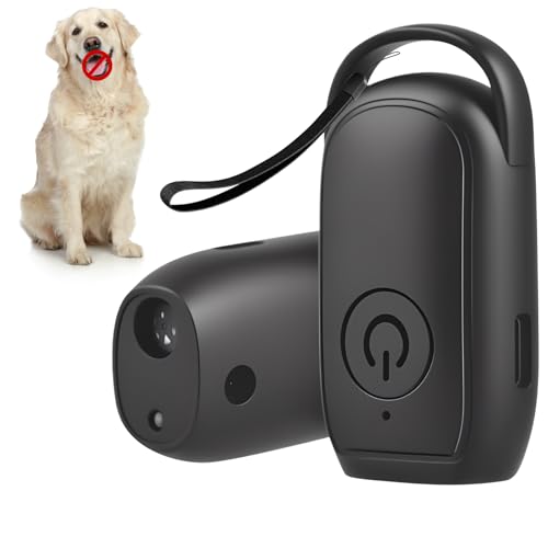 Antibell Ultraschall Gerät für Hunde, Ultraschall-Hundetrainingsgerät zur Bellreduktion – Effektiver Bellenstopper für kleine und große Hunde, flexibel einsetzbar im Innen- & Außenbereich