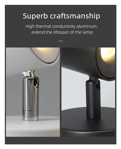 Applique murale LED moderne 7W avec éclairage variable et angle réglable en alu - 7