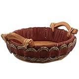 Nettoyage facile : la surface lisse du panier à est conçue pour un nettoyage aisé ; elle permet de conserver l'aspect neuf et impeccable de votre panier à en-cas en permanence. panier à tressé, organisateur de goûters tressé