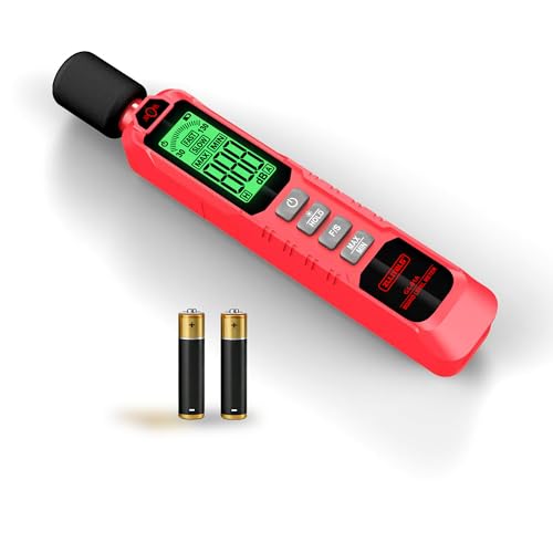 Noise Decibel Meter, Decibel Meter, Digital Sound Level Meter, 30dB to 130dB Audio Noise Measurement Equipment, LCD Backlight Display, MAX/MIN Data Retention, Automatic Power-Off