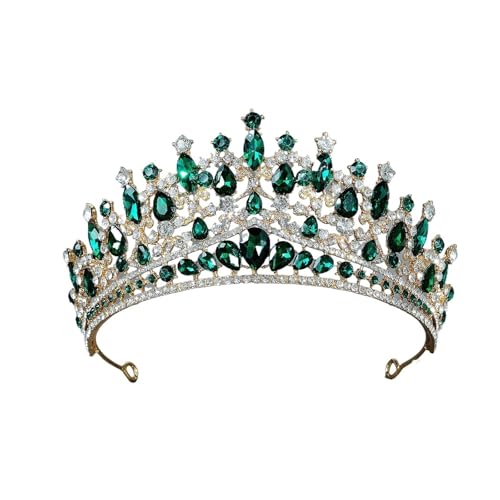 Tiara de diamantes coronas de boda multicolor tocados joyeria cabello