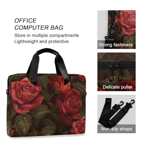 Maletín para portátil ALAZA Rojo oscuro 13-15.6 pulg miniatura 5