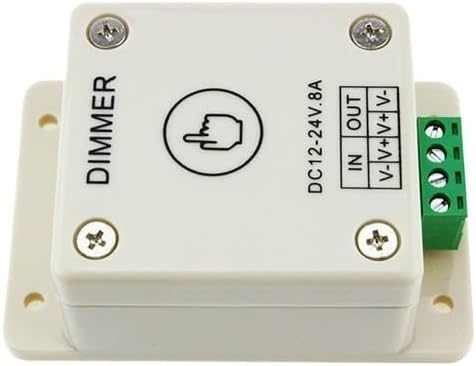 Led touch dimmer manual dimmer switch monochrome lamp with light bar module low voltage controller 8A LED controller LED dimmer