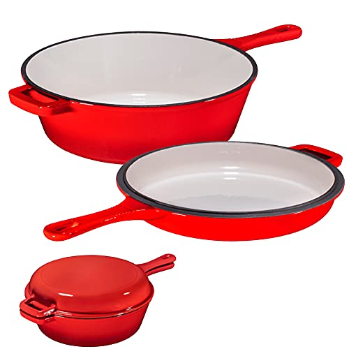 Best Enameled Cast Iron Skillets in 2024 TopRated & Reviews