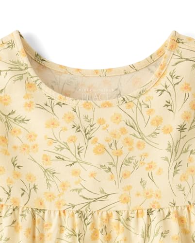 Image of The Children's Place Baby-Girls and Toddler Tiered Dress, Short Sleeve