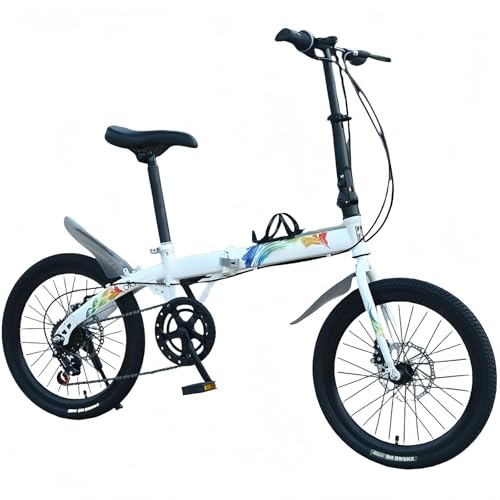 Bicicleta De Montaña Plegable De Alta Velocidad, Para Adultos, Con Cuadro De Acero Al Carbono Y Freno De Disco, Para Deportes Al Aire Libre, Color Negro. B,20in