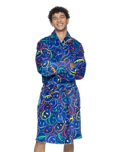 JOE BOXER Mens Robe - Plush Bathrobe for Men - Men's Robes3
