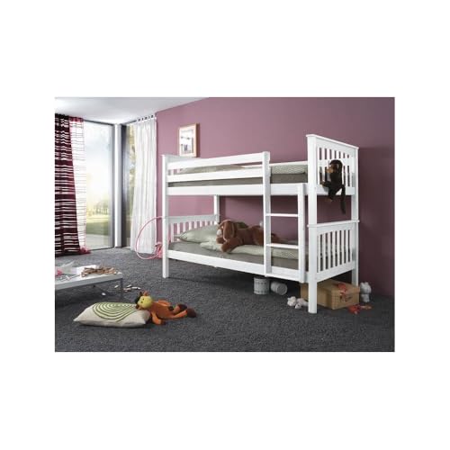 Befara LITERA con Cama Nido AFRODITA - Blanco - 90 x 190 Blanco - Sin Cama supletoria