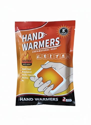 Image of Hand Warmers Heat Pouch - 8+ Hours Air-Activated Instant Warmth | Ultra Thin Self Heating Warmer for Winter Travel, Camping, Daily Commute & Outdoor Sports (Pack of 1) (2 Pcs)