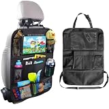 Organizador de Banco Traseiro para Carro com 10 Bolsos, Porta Objetos, Com Suporte para Tablet, Ideal para Viagens, Crianças, Pets, Uber, Táxi, Motorista de Aplicativo