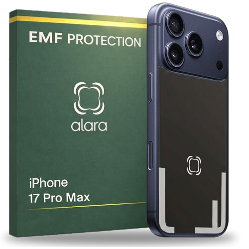 matter ht EMF Cell Phone Insert for iPhone 17 Pro Max, Advanced Alara 5G Mobile Technology & MagSafe Compatible, for Everyday Protection - USA Developed Case Sticker with 20 Patents – Black