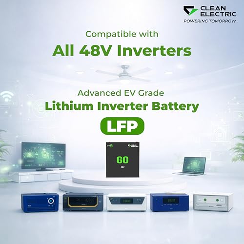 Image of LFPGO800 | LFP Inverter Battery | 51.2V /100Ah, 5120Wh | Lithium | Smart BMS, 5 Year Warranty, 10+ Year Life