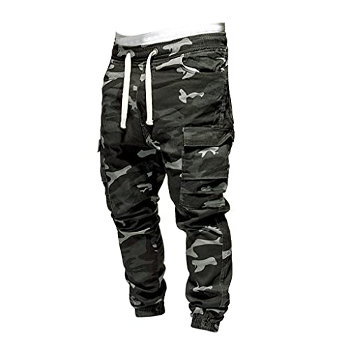 Pantalones deportivos casuales estilo camuflaje para hombre miniatura 2