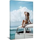 Aprica Personalized Wall Art with Your Photo On Canvas - Custom Photo to Canvas Print Wall Art -...