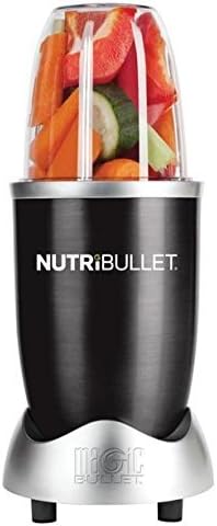 Nutri Bullet 600 Watt High Speed Blender/Mixer System (Grey and Black) - 12 Pieces