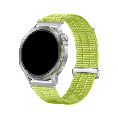 [MHGREF] 18/20/22mm�ʋC���O���f�[�V�����҂݃i�C�������v�x���g�ɓK������Huawei Watch GT Runner 2(Green,20mm)