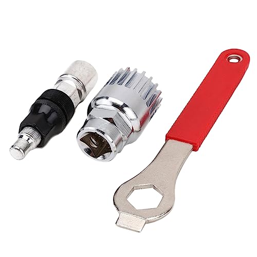 Generic Bicycle Center Shaft Removal Tool Steel Bike Wrench Repairing Bike Tools Outdoor Crank Puller Wear-Resistant Shaft Remover for