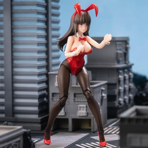 Figura de acción anime 6.1 pulg 1/12 Bunny Girl Rena miniatura 4