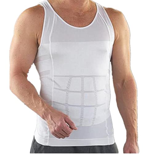 Gilet modelant le corps gainant débardeur de compression fitness pour hommes élastique