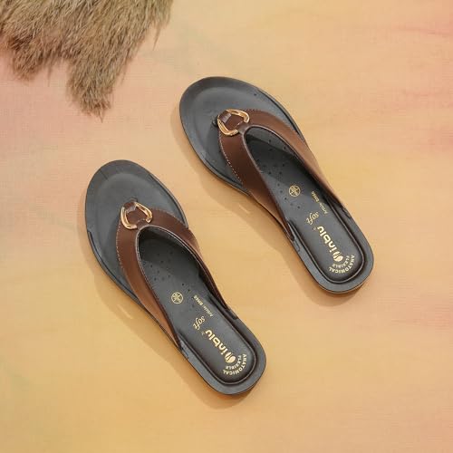 Image of inblu Stylish Fashion Slipper for Women | Comfortable | Lightweight | Anti Skid | Casual Office Footwear (BM60)