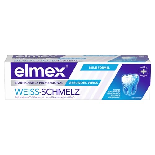 Elmex Zahnschmelz Professional Weiss-Schmelz Zahnpasta, 75 ml Zahncreme