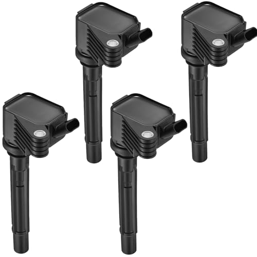 Image of 4-Pack UF839 Ignition Coils Compatible with Jeep Cherokee 2019-2020 /Cherokee 2018-2019, Compatible with Alfa Romeo Giulia 2017 2018 /Giulia 2.0L L4- Replaces for 68211953AA K68211953AA