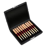Aoutecen Reed Box, Oboe/Clarinet Reed Storage Case Oboe Reeds Case Oboe Accessory PU Oboe Reed Case
