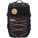 Zaino 45L Elitex Training All In MAX con Sistema di Compressione Integrato - Zaino Tecnico da Viaggio Compatibile Cabina - Ottimizza Spazio Nei Bagagli Ridotti, Nero , Grande, Formale