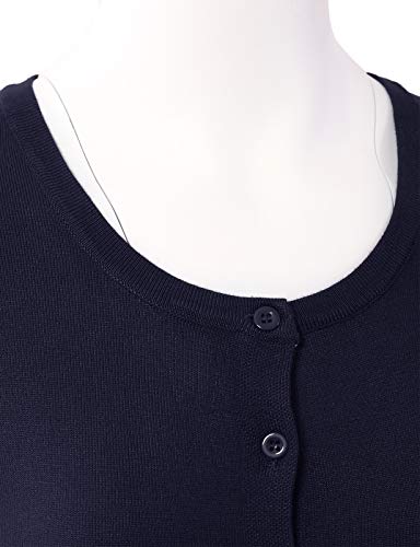 Image of Allsense Women's Long-Sleeve Crewneck Cardigan | Classic Button Down Sweater, Soft Fine Knit, Lightweight