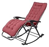 Design ergonomique : Conçu pour le confort de l'utilisateur, ce fauteuil à bascule présente une forme ergonomique. La courbure de l'assise et du dossier épouse les courbes naturelles du corps humain.