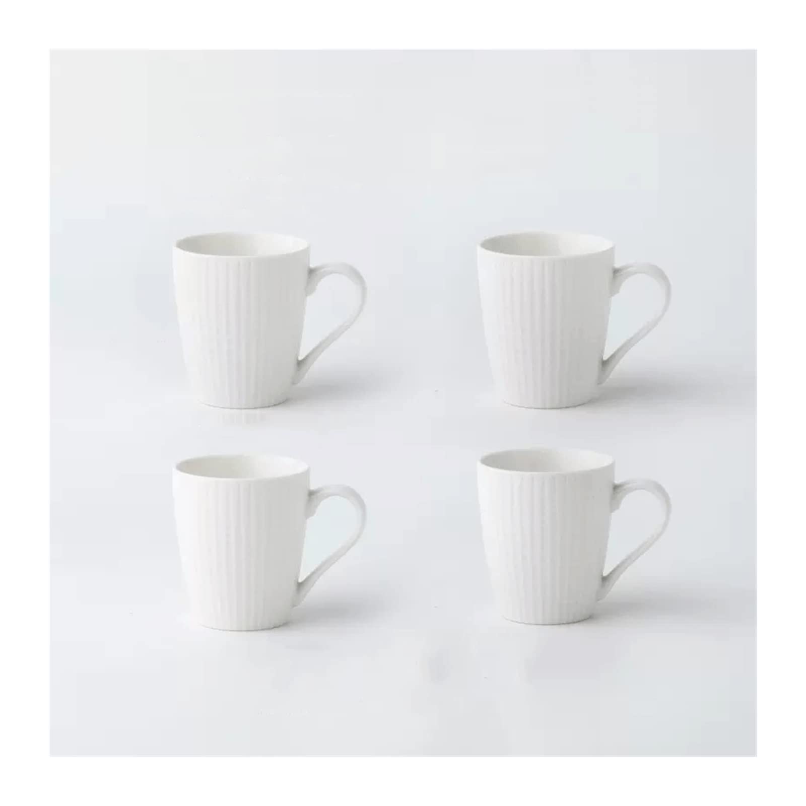 Tazas de café de cerámica con cuatro tazas de café para el hogar, tazas de agua para oficina, té simple por la tarde, tazas de café