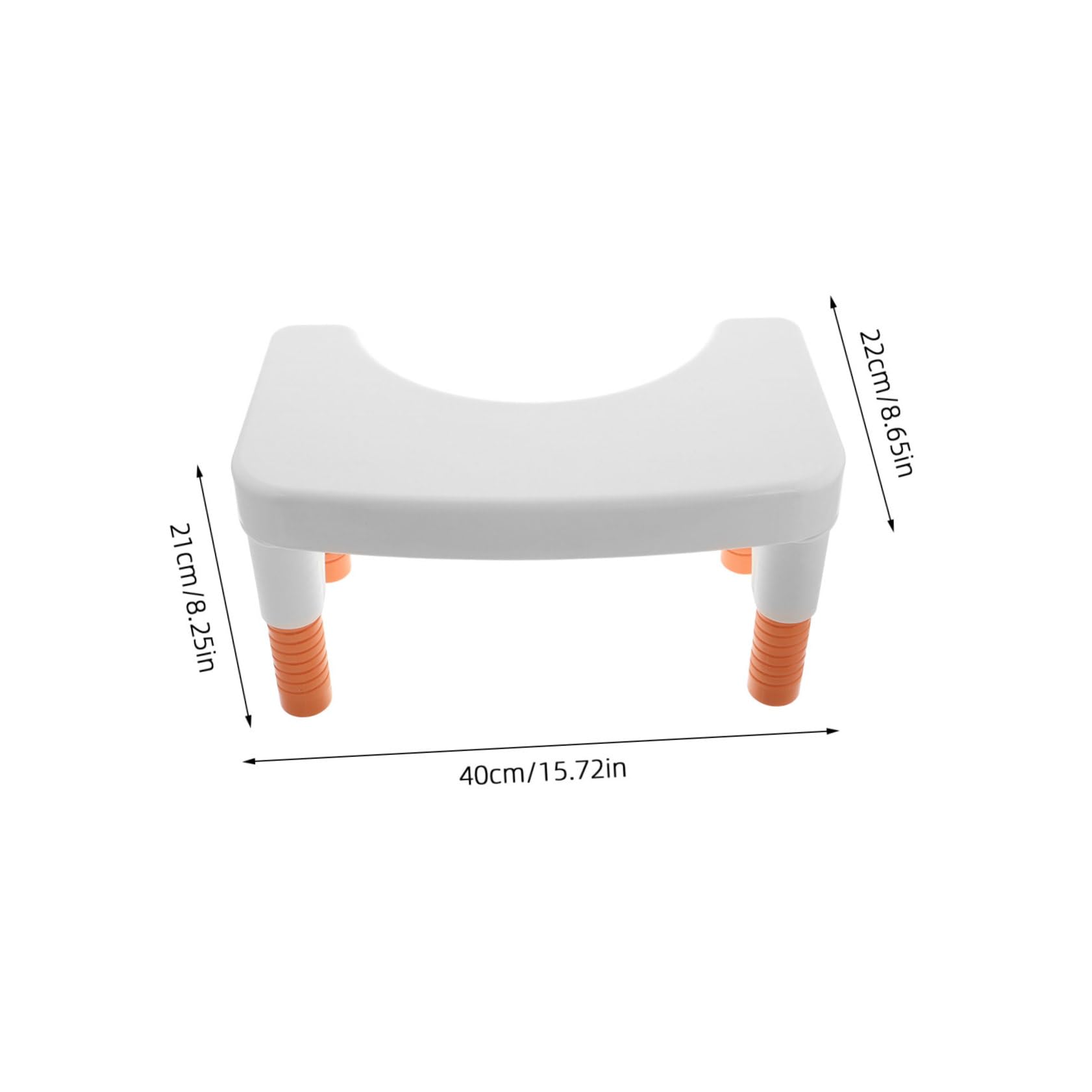 SUPVOX Ergonomic Squatting Toilet Stool Foot Rest Stool for Adults and Boys and Girls Toilet Step Stool Potty Training Se