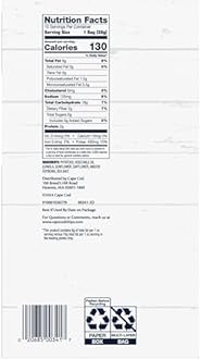 Cape Cod Potato Chips, Less Fat Original Kettle Chips, 1 Oz Snack Bags, 10 Ct