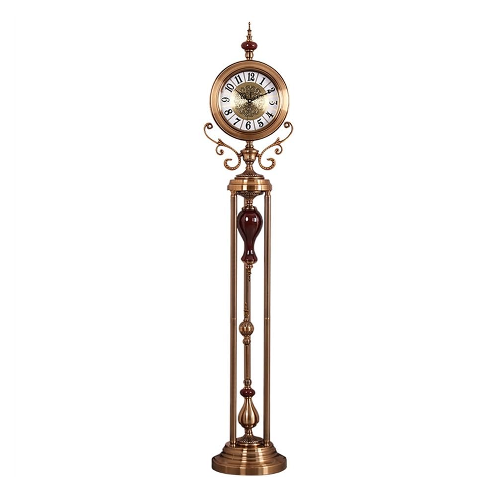 FZL02068LM Grandfather Grandstand Clock Vertical Living Room Decoration European Villa Luxury Station Pendulum Desk Standing clock