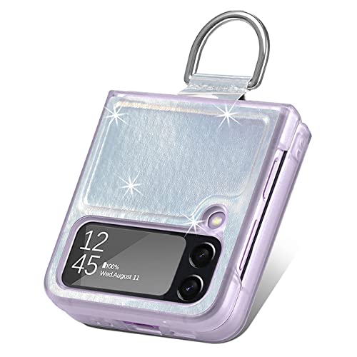 Coque Samsung Galaxy Z Flip 4 5G housse grise anneau