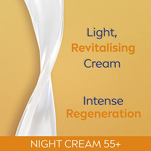 NIVEA Anti-Wrinkle Restorative Night Cream 55+ – Rich Regenerating Moisturizer with Avocado Oil, Calcium & Panthenol, 50 ml Mature Skin Care for Overnight Renewal - image 2