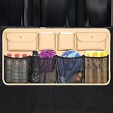 ordinarYone Leather Car Boot Storage Bag with Multiple...
