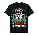 Custodian Xmas Santa T-Shirt Co.