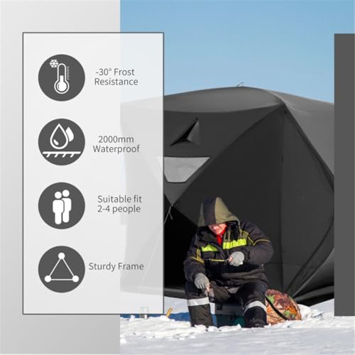 Carpa plegable para camping para 4 personas miniatura 3