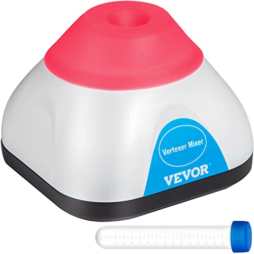 Image of VEVOR Vortex Mixer, 3000RPM Mini Vortex Mixer Shaker, Touch Function Scientific Lab Vortex Shaker, Mix Up to 50ML, 6mm Orbital Diameter for Test Tube, Tattoo Ink, Nail Polish, Eyelash Adhesives, Paint