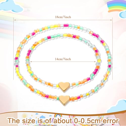 2 Pcs Mama and Mini Matching Outfits Bracelets Back to School bracelets Matching Heart Jewelry Gifts Wish First Day of School Gifts for Mother Daughter mommy and me2