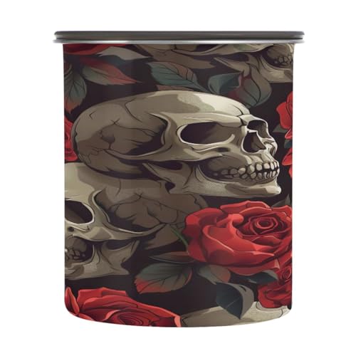 Contenedor de café hermético de acero inoxidable Qilmy 17oz miniatura 2