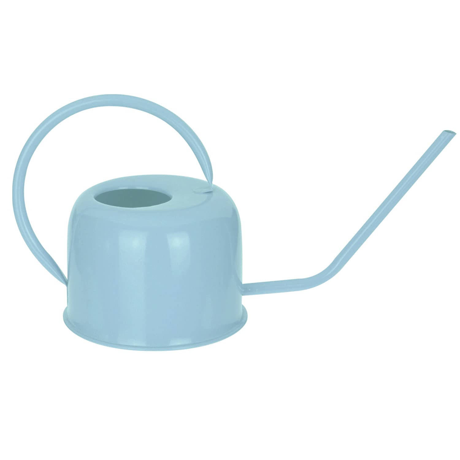 Small Watering Can Metal Long Narrow Spout 1.2L Indoor Outdoor Watering Can Lightweight for Indoor Plants Watering Pot Garden House Home Flowers Hydrate Water Can Gardening Tools (Blue)