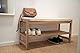 WENKO Schuhbank mit Sitzpolster Acina, hochwertiges Schuhregal für bis zu 4 Paar Schuhe aus natürlichem Akazienholz ökologisch FSC® Zertifiziert, Schuhschrank & Sitzbank, 90 x 45 x 34 cm