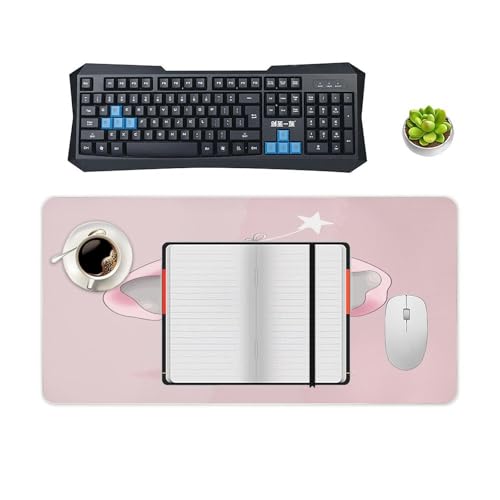 Pink Elephant Desk Pad Large Office Desk Mat 30x60cm miniatura 4