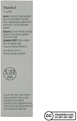 Talya Vitamin E 10 mL AROMA-FREE Color
